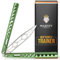 MAJESTY FOREST® Professional Butterfly Trainer - Realizzato con CNC in alluminio - Coltello a farfalla legale con lama a ceppo come coltello da allenamento Balisong - Accessori inclusi (Green)