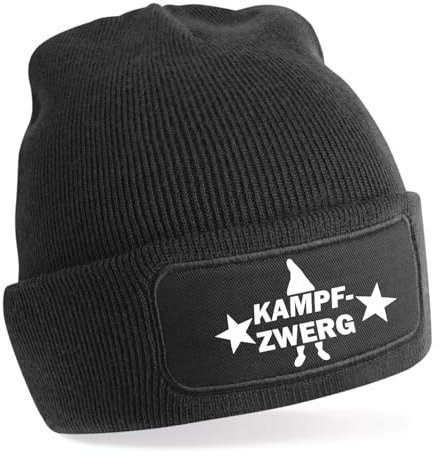 Generisch Meinlieblingsstueck One Size Beanie, Schwarze Mütze mit Spruch: Kampfzwerg