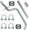 Schalldämpferset Auspuff Abgasrohr für Golf 5 V 2004-11/2008 2.0 TDI Schrägheck