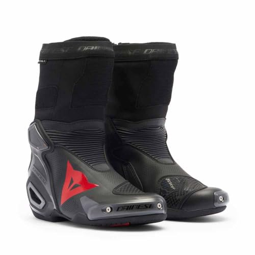 Dainese Axial 2 Air Stivali da moto traforati, nero/rosso, 42