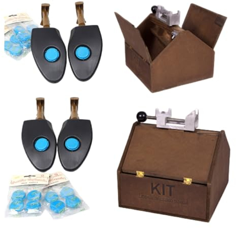 DOSQUIN ORIGINAL BOX, Limpieza de Zapatillas, Limpia Zapatos, Kit Limpieza Zapatillas, Incluye Garra Metálica de Sujección 360° Pastillas Hormas Hombre Hormas Mujer