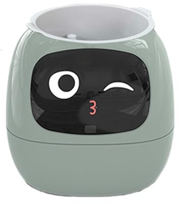 Xasbseulk Maceta inteligente | Maceta inteligente para mascotas, maceta inteligente, adorable compañero de plantas con rica interacción de gestos, robot de plantas, hace que cultivar plantas sea fácil