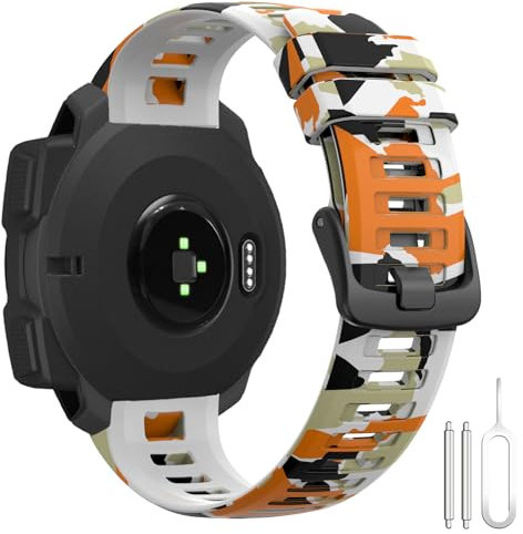 Armband für Garmin Instinct 2 Armbänder, Weiches Silikon Uhrenarmband Sport Ersatzarmband für Garmin Instinct 2, Instinct Tactical, Instinct Tide, Instinct Esports, Instinct Solar