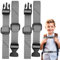 XIANGLONGY 2 Stück Verstellbarer Brustgurt Rucksack Kinder, Schulrucksack Brustgurt für Rucksack mit Schnellverschluss, rutschfest Rucksack Brustgurt für Joggen Wandern Außerhalb (Grau)