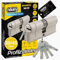 GERCAR Pro+ DIY MIX Schließanlage Gleichschließende Profilzylinder mit N+G Funktion, 30/45, 75 mm – Schließzylinder kombinierbar nach Wunsch, Zylinderschloss A:30 B:45 / Doppelzylinder