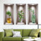 3 Pezzi di Adesivi Murali Soggiorno 3D Cucina Soggiorno Decorazioni Murali Adatti per Decorare Stanze Soggiorni Cucine Uffici Hotel e Coprire Pareti Danneggiate (20x40cm)