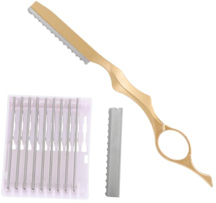 VALICLUD Haarschneide-messer Zum Haare Ausdünnen Manuelles Rasiermesser Mit Austauschbaren Klingen Langlebiges Für Heim Und Profi Ergonomischer Griff Für Präzises Styling
