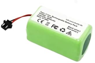 ZWFYJEWU Batería De Iones De Litio De 14,4 V Y 5200 MAh, Compatible con Conga, Excellence 3500, 950, 990, 1090 Y 1790, Deebot, N79S, N79 Y DN622, Y Eufy, Aspiradoras Robot.(3000mAh 1pcs)
