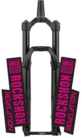 Bike Stickers,MTB Stickers Mountain Bike Front Fork Sticker MTB Fork Decal Bicycle Accessories(Magenta)