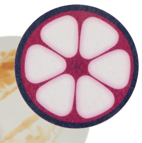 Qutalmi Esponjas para Lavar Platos | Esponjas Exfoliantes | Estropajos Multiusos Forma De Fruta para Limpiar Ollas, Sartenes, Azulejos, Bañeras, Baño Y Parrillas del Hogar