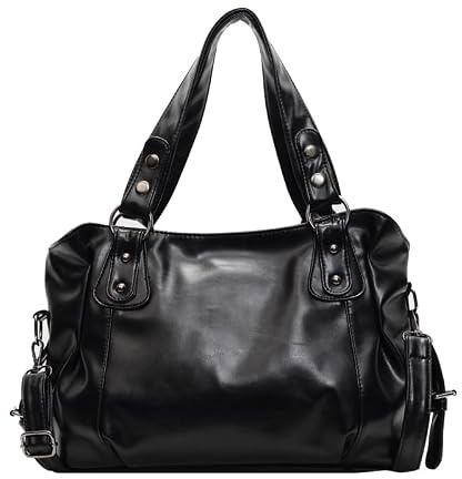TIAASTAP Damen Schultertasche Vintage City Bag y2k Handtasche Damen Groß Tote Bag Shopper Tasche PU Ledertasche Handbags for Women Shoulder Bag Arbeitstasche Henkeltaschen