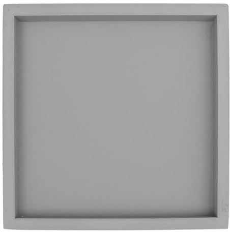 HOODANCOS Verdickte Kunststoff Blumentopfuntersetzer Quadratisch 20x20cm Tropfwassergeschützt mit Rutschfester Unterseite Langlebiges Pflanztablett für Balkon Garten und Innenbereich