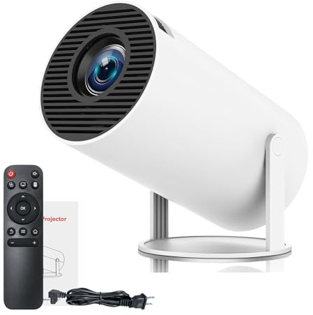 RealmPortal Projector Gothic Window Scene, Upgrade Hy300pro Miniprojector with Wifi and Bluetooth, 180Rotation Auto Keystone Correction, RealmPortal Projector for Reading, (Wifi,AU)