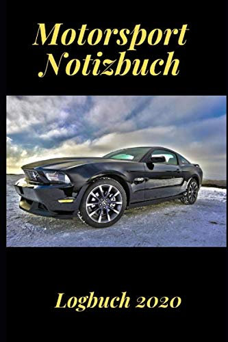 Motorsport Notizbuch: Terminplaner 2020, Motorsport Autorennen Notizbuch, Liniertes 120 seitiges Notizbuch DIN A5