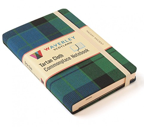 Waverley (M): MacKay Ancient Tartan Cloth Commonplace Notebook (Waverley Genuine Scottish Tartan Notebook)