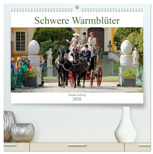Schwere Warmblüter 2026 (hochwertiger Premium Wandkalender 2026 DIN A2 quer), Kunstdruck in Hochglanz: Faszination Schweres Warmblut in zwölf schönen Monatsbildern! (CALVENDO Tiere)