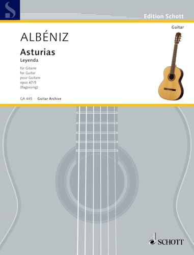 Asturias: Leyenda aus Suite espanola. op. 47/5. Gitarre. (Edition Schott)
