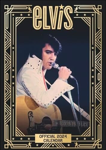 Elvis Posterkalender 2024. Der Foto Wandkalender mit den besten Bildern der Rock 'n' Roll Ikone Elvis Presley. 29,7 x 42 cm.