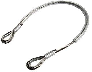 Tirante di sicurezza anticaduta con perno per cancelli a battente ART.540/1 IBFM in acciaio INOX, PORTATA 920 KG DISPONIBILI DA 520 MM E 600 MM (520 mm)
