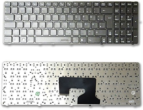 Bucom Tastatur für Medion Akoya Keyboard E6224 E6226 E7218 P6812 P7624 MD97872 MD98630 MD98680 MD98770 MD98730 MD98920 QWERTZ