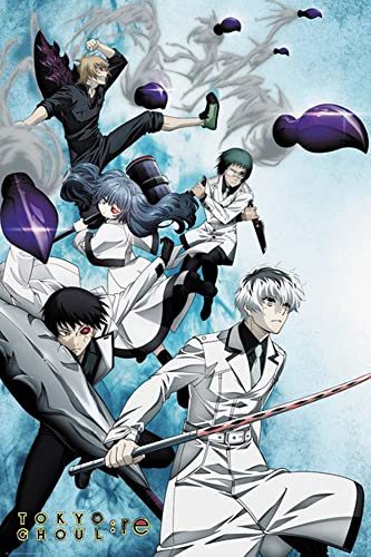 Tokyo Ghoul - RE - Key Art 2 - Manga Anime Poster Plakat Druck- Größe 61x91,5 cm