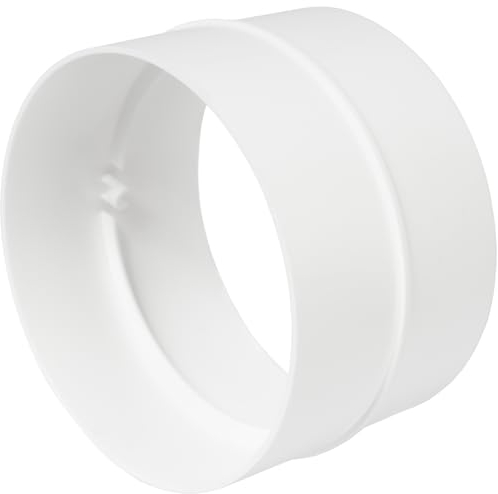 100mm Connettore per tubo rotondo per collegare tubi flessibili per condotti di sfiato (10 cm)