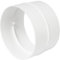 Repa Market 4 Inch / 100 mm Plastic Duct Pipe Connectors - Round Male Fit Flexible Ducting Extension - Hose Work - Dryer Vent Extension - Inline Air and Water Flow Extraction Pipe Lines