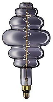 SIGOR LED Deko Wendelfilament GIANTLAMPE NEST TITAN, 230V, Ø 20cm / L 30.8cm, E27, 6W 2200K 170lm 360°, CRI 90, dimmbar, Titan/Klar