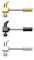 beyoutifulthings Brustwarzen-Piercing Set Hammer Brust-Piercing Intim-Piercing Nippel-Piercing Chirurgenstahl Gold Schwarz Silber Stab 1,6/12mm