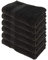 Julie Julsen® Bio Handtuch-Set, 6 Handtücher in 32 Farben erhältlich weich und saugstark Schwarz 50x100 cm
