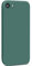 Yisica 1 Pack Silicone Coque Compatible pour iPhone SE 2020 / iPhone 8 / iPhone 7 / iPhone SE 2022, Silicone Coque avec Doublure en Microfibre Douce Protection Complète 4,7, Vert Foncé
