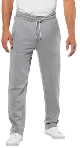 JP 1880 Jusqu'au 8XL - Pantalon de Jogging. Taille et Bas de Jambe élastiques. 2 Poches sur Les côtés. Coupe Droite Gris chiné 5XL 702635123-5XL