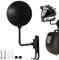 Helmhalter Wandmontage Motorradhelmhalter Helm Ständer mit 180° Drehung und Haken für Motorradhelm Fahrradhelm Baseball Helmen