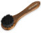 PREMYO Brosse Palot en CRIN de Cheval Noir Rond - Optimale Application de Cirage pour Chaussures en Cuir