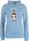 Pullover Damen Hoodie Frauen - Weihnachten Geschenke Christmas - Wichtel Outfit mit Name - XXL - Hellblau - Weihnachts Outfits Kapuzen Pulli weihnachtsmotiven weihnachtswichtel Hoody weihnachtsmotiv
