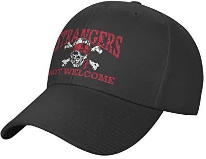 Trucker Hat Funny Strangers Not Welcome Casquette MGK Hat Dad Baseball Cap