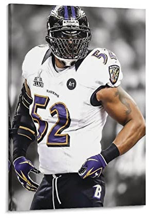 Ray Lewis Madden Cover Poster Ray Lewis Madden Cover Leinwand Kunst Poster Bild Modern Office Familie Schlafzimmer Dekorative Poster Geschenk Wanddekoration Gemälde Poster 20 x 30 cm