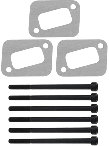 Create idea 3-Set Schalldämpferdichtungen mit Schalldämpferschrauben Kompatibel mit Husqvarna-Kettensägenmodellen 340/345/346XP/350/351 Schalldämpfer-Kettensägenhülse