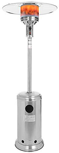 SilteDGas SilteD Patio SilteD, 13KW Stainless Steel Out Door Gas SilteD 46,000 BTU-Silver