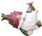 INOOMP Zwergen-Gartendekoration Zwerggartenstatue skandinavisches Tomte Kunsthandwerk Outdoor-GNOME-Ornament Gnomenschmuck Schreibtisch Rasen Zubehör Ornamente Dekorationen Harz