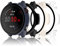 Bigqin 4 Pièces Coque Compatible avec Garmin Forerunner 255/255 Music, Coque Rigide en PC avec Protecteur d'écran, Coque HD avec Verre Trempé - Transparent,Noir,Blanc,Blue
