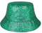 MILAKOO Party Eimer Hut Glittered Unisex Kopfbedeckung Double Side Wear Reversible Holographic Bucket Cap für Rave 80er 90er Party
