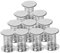 SEWACC 12 STK Shaker-Basis Armaturenbrett-Spielzeugbasis Federbasis des Armaturenbretts Spielzeugfeder Tanzspielzeug-Federbasis Wackelkopf Spielzeug Federsockel Druckfedern Metall Silver
