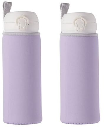 2 Pcs Coffee Cup Sleeve Drink Sleeves Reusable Sleeves Carrier Protective Bottles Sleeves with Strap for Cool or Hot Drinks Iced Hot Drinks Tea for Coffee Cups Shake Bottles