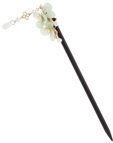 MUSISALY Baguette à Cheveux Vintage En Bois Taille Longue Accessoire Pour Chignon Femme Style Rétro Soirée Traditionnelle