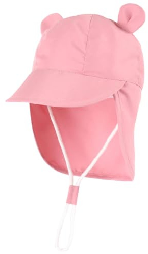 Jupsk Chapeau Soleil Bebe pour Fille Garçons Casquette Protection Solaire UV Bonnet Pêcheur de Plage en Coton pour Enfant 1-4 Ans