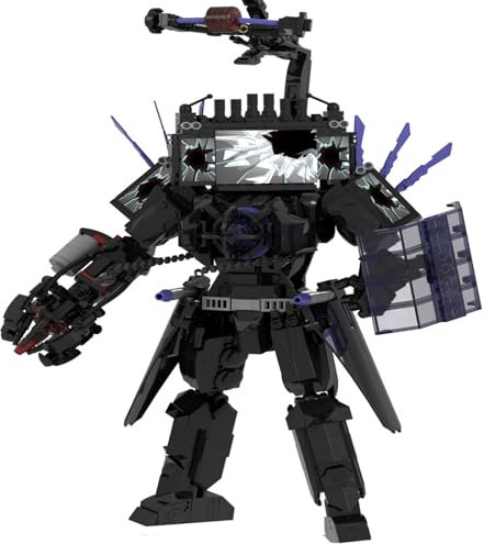 LCTM Skibidi Inodoro Titán Bloques de construcción Juguete Cámaramano Orador Reloj TV Hombre Monitor Figura de acción Modelo Juego de Terror Multiverso Actualizado Adultos Niños Fans E