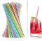 Lot de 80 pailles réutilisables, épaisses, en plastique, avec brosse à paille, pour smoothies, jus, boissons chaudes, cocktails, diamètre : 2,8 cm, longueur : 22,8 cm