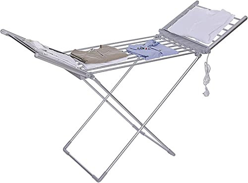 Kiaoeiuyti Tendedero con calefacción con alas, Tendedero portátil Plegable, Tendedero eléctrico de pie para Interiores, 230 W de eficiencia energética, fácil Almacenamiento Interesting Life