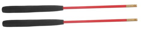 Beaupretty Baguettes De Diabolo Chinoises Poignée Antidérapante pour Adultes 44,5 Cm Solides en Fibre De Verre Perforée pour Jonglage Et Fitness en Extérieur, Lot De 2